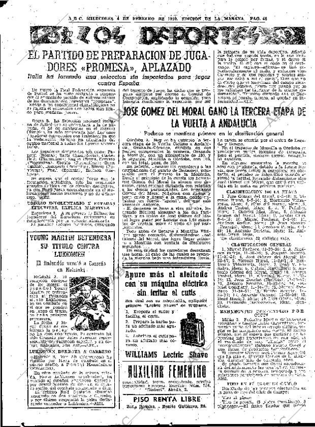 ABC MADRID 04-02-1959 página 46