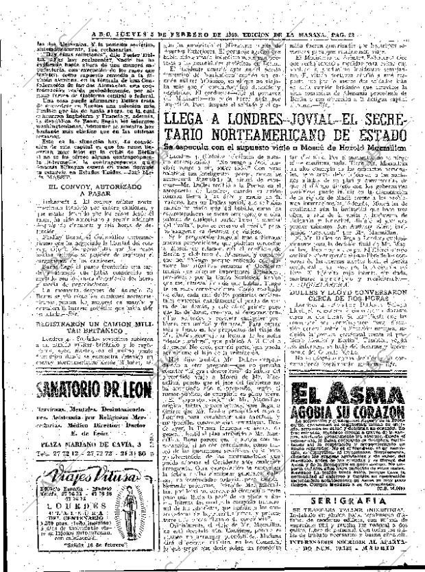 ABC MADRID 05-02-1959 página 22