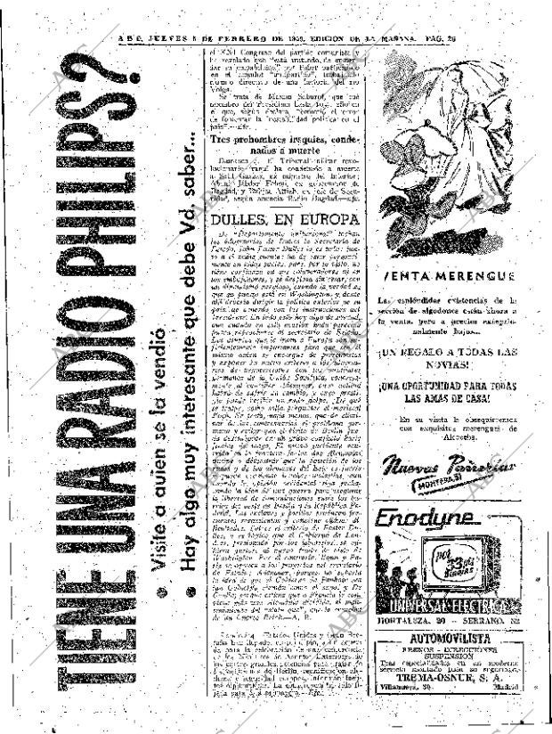 ABC MADRID 05-02-1959 página 26