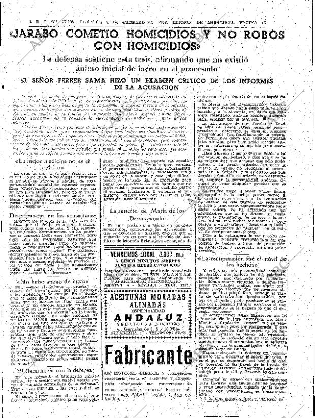 ABC SEVILLA 05-02-1959 página 15