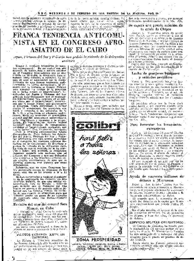 ABC MADRID 06-02-1959 página 20