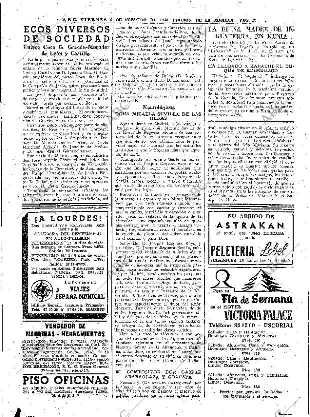 ABC MADRID 06-02-1959 página 22