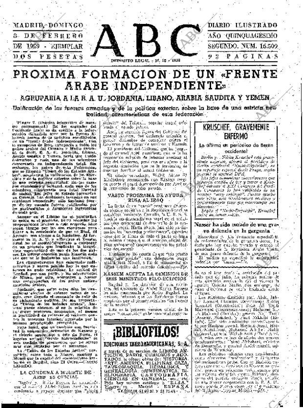 ABC MADRID 08-02-1959 página 47