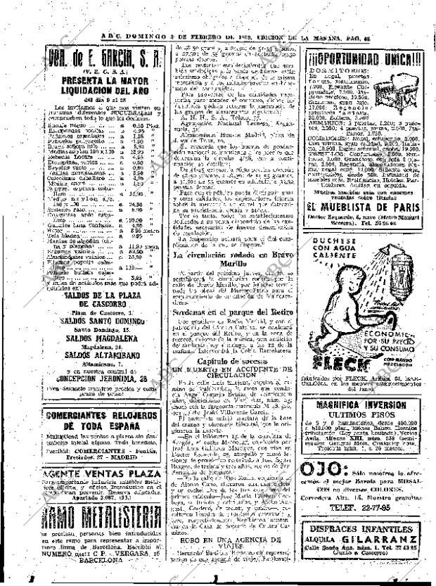 ABC MADRID 08-02-1959 página 68