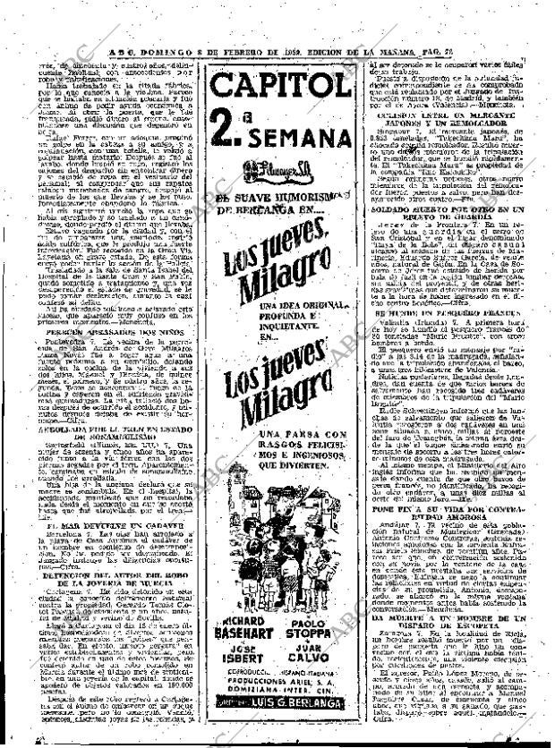 ABC MADRID 08-02-1959 página 72