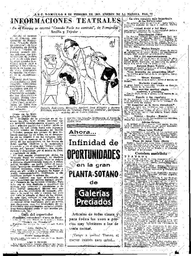 ABC MADRID 08-02-1959 página 77