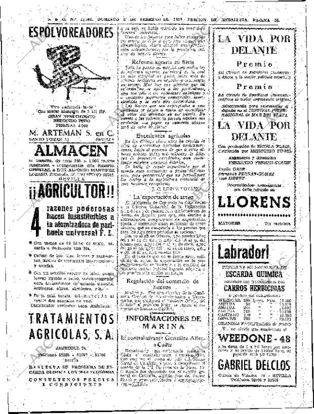 ABC SEVILLA 08-02-1959 página 36