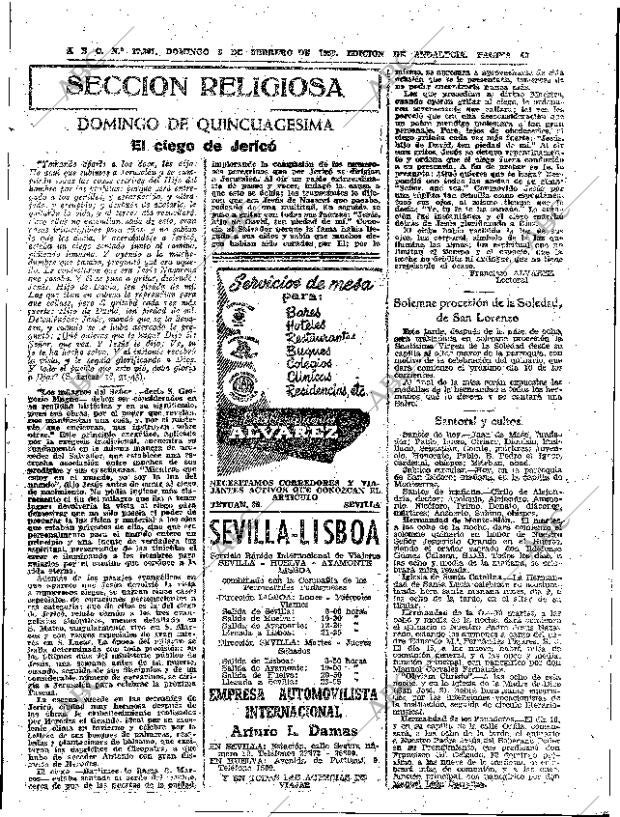 ABC SEVILLA 08-02-1959 página 43