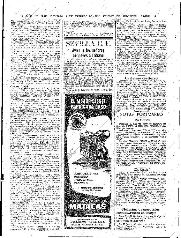 ABC SEVILLA 08-02-1959 página 45