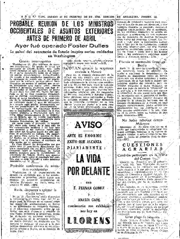 ABC SEVILLA 14-02-1959 página 13