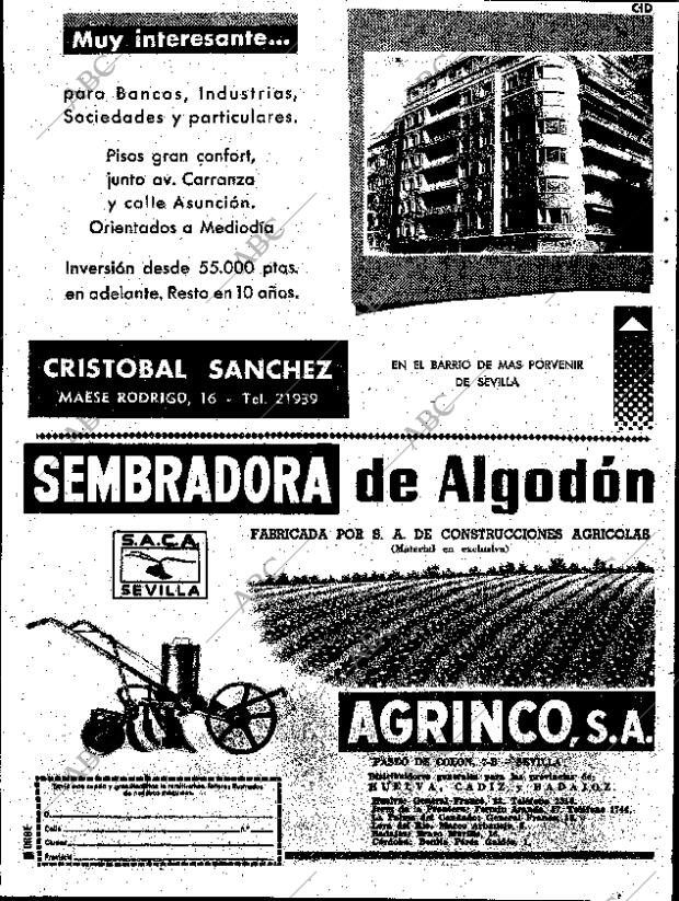 ABC SEVILLA 14-02-1959 página 4