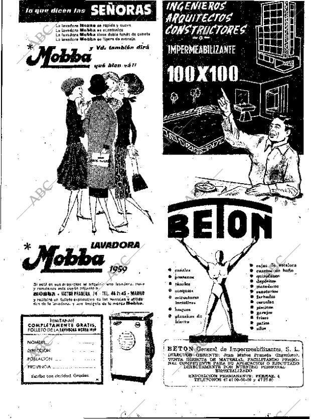 ABC MADRID 18-02-1959 página 28