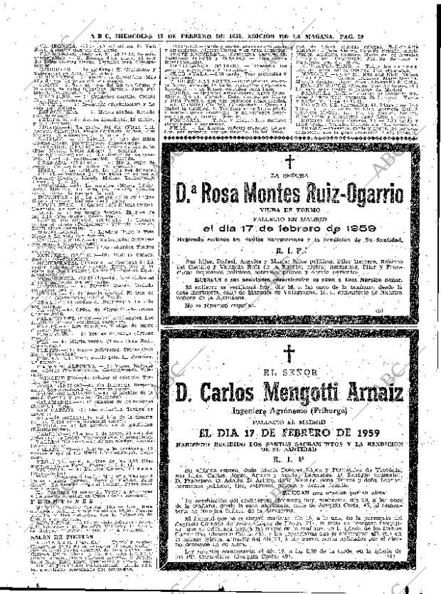 ABC MADRID 18-02-1959 página 59