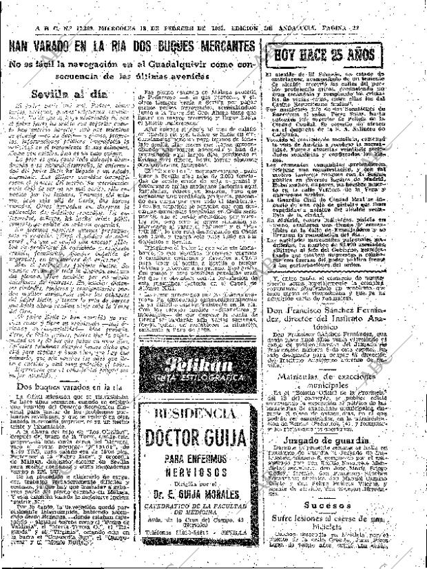 ABC SEVILLA 18-02-1959 página 29