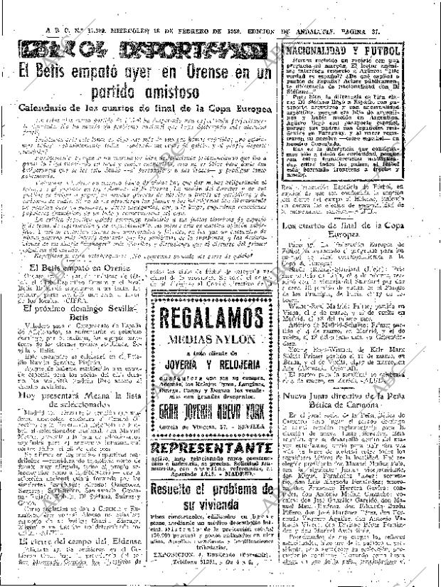 ABC SEVILLA 18-02-1959 página 31