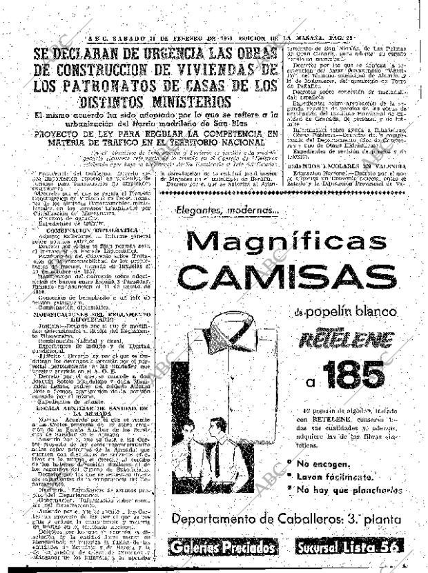 ABC MADRID 21-02-1959 página 25
