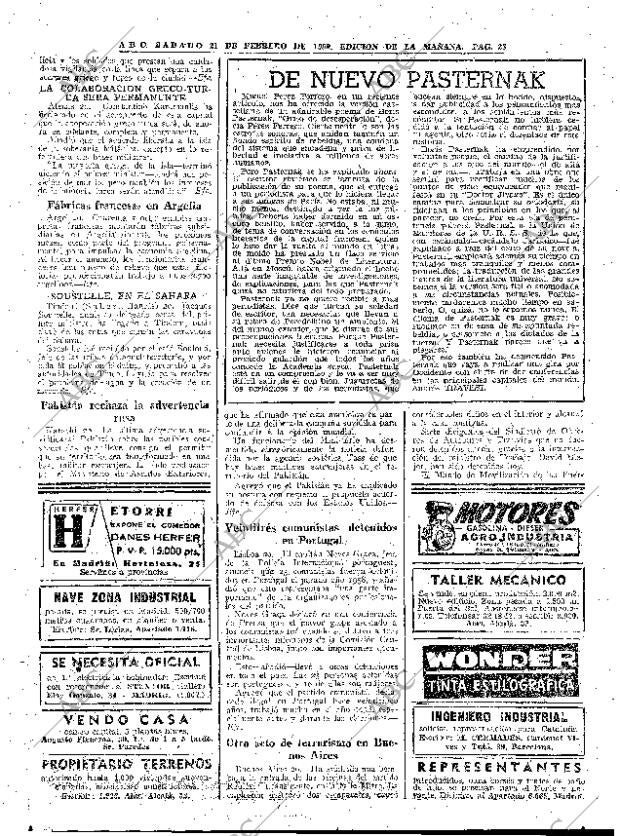 ABC MADRID 21-02-1959 página 28