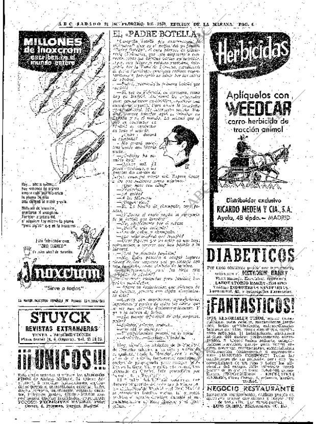 ABC MADRID 21-02-1959 página 48