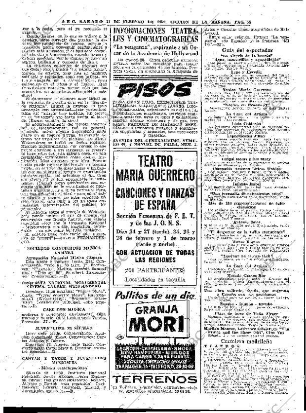 ABC MADRID 21-02-1959 página 55