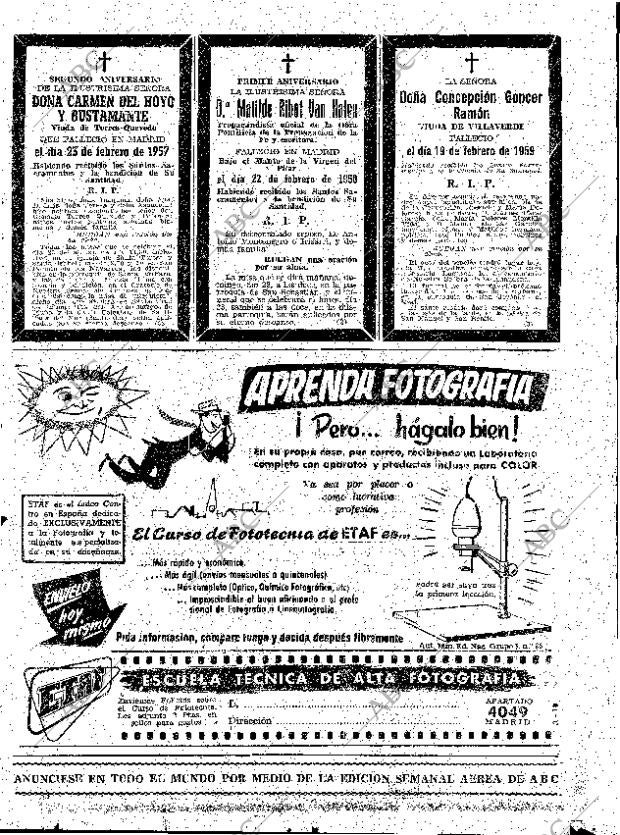 ABC MADRID 21-02-1959 página 65