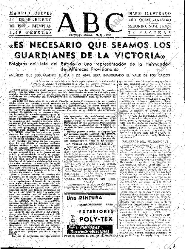 ABC MADRID 26-02-1959 página 31