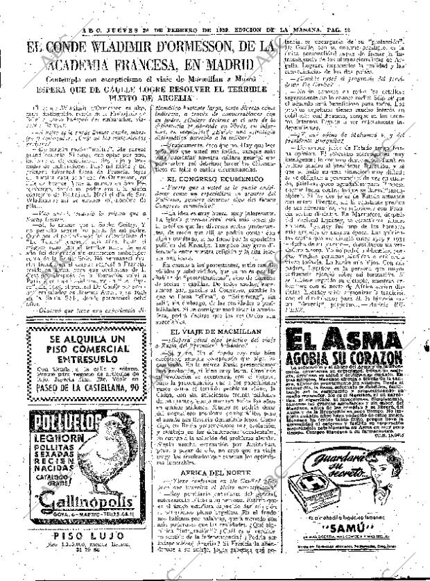 ABC MADRID 26-02-1959 página 42