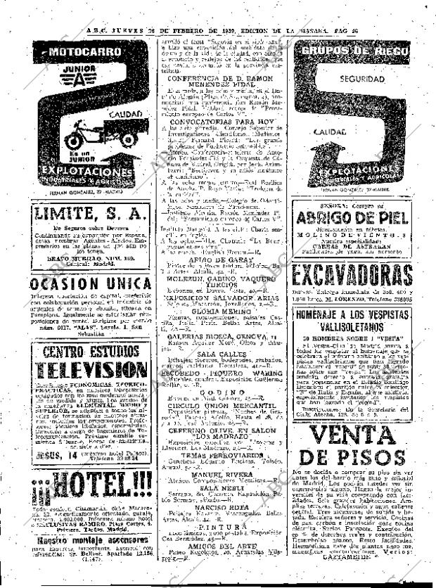 ABC MADRID 26-02-1959 página 46
