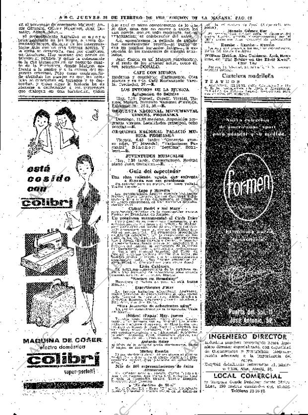 ABC MADRID 26-02-1959 página 60