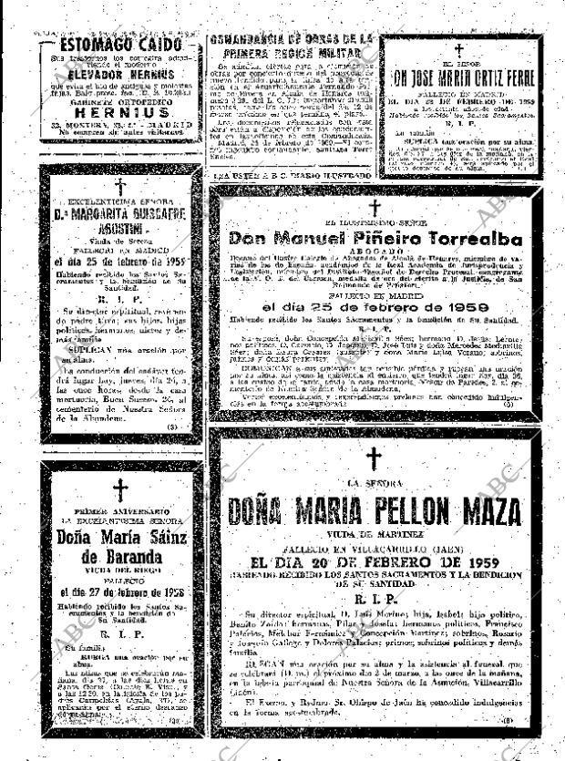 ABC MADRID 26-02-1959 página 72