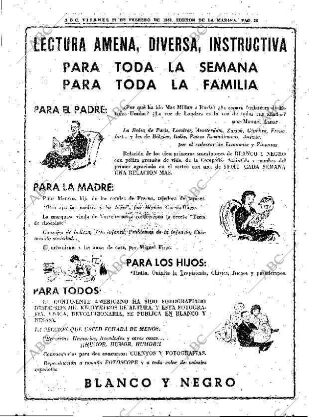 ABC MADRID 27-02-1959 página 38