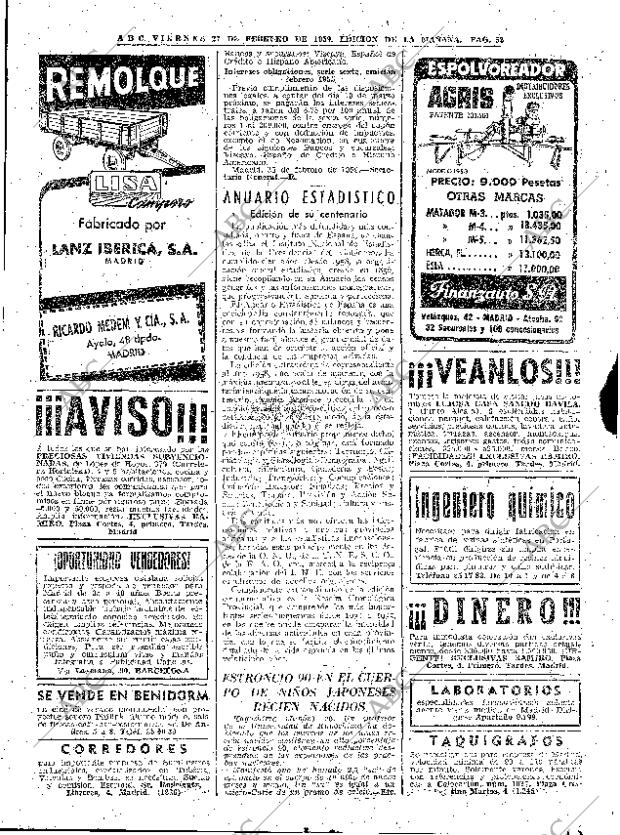 ABC MADRID 27-02-1959 página 52