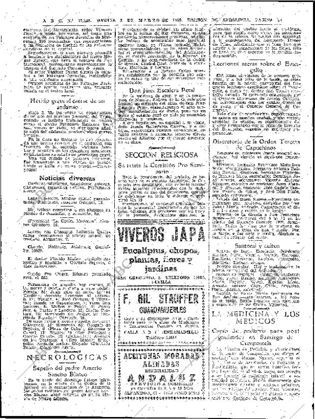 ABC SEVILLA 03-03-1959 página 28