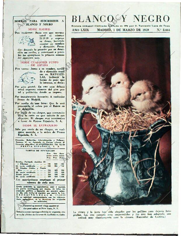 BLANCO Y NEGRO MADRID 07-03-1959 página 3