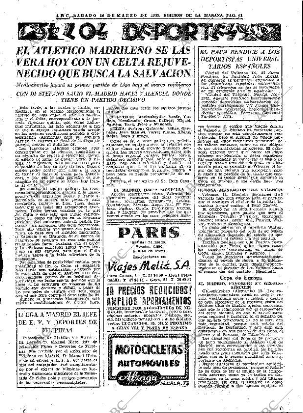 ABC MADRID 14-03-1959 página 61