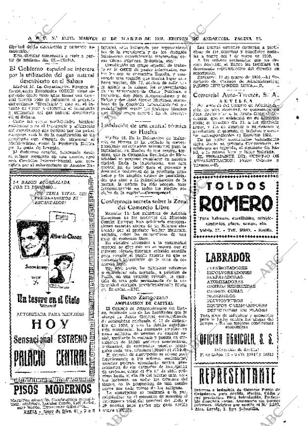 ABC SEVILLA 17-03-1959 página 22