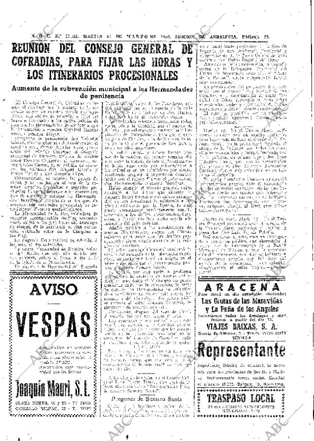 ABC SEVILLA 17-03-1959 página 27