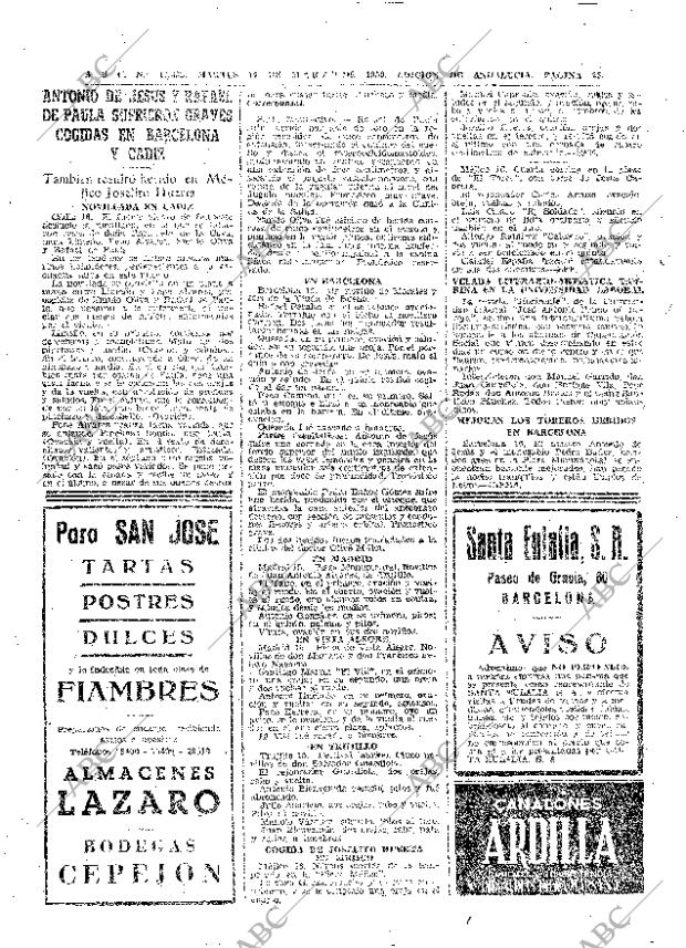 ABC SEVILLA 17-03-1959 página 28