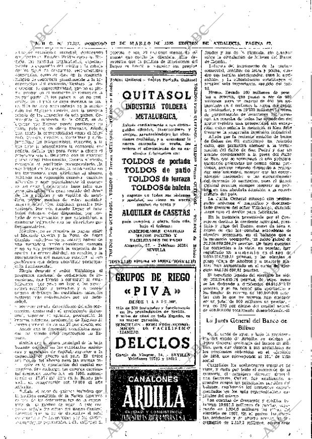 ABC SEVILLA 22-03-1959 página 67