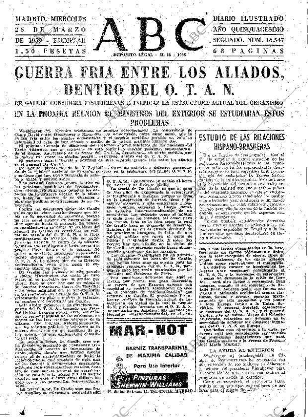 ABC MADRID 25-03-1959 página 31