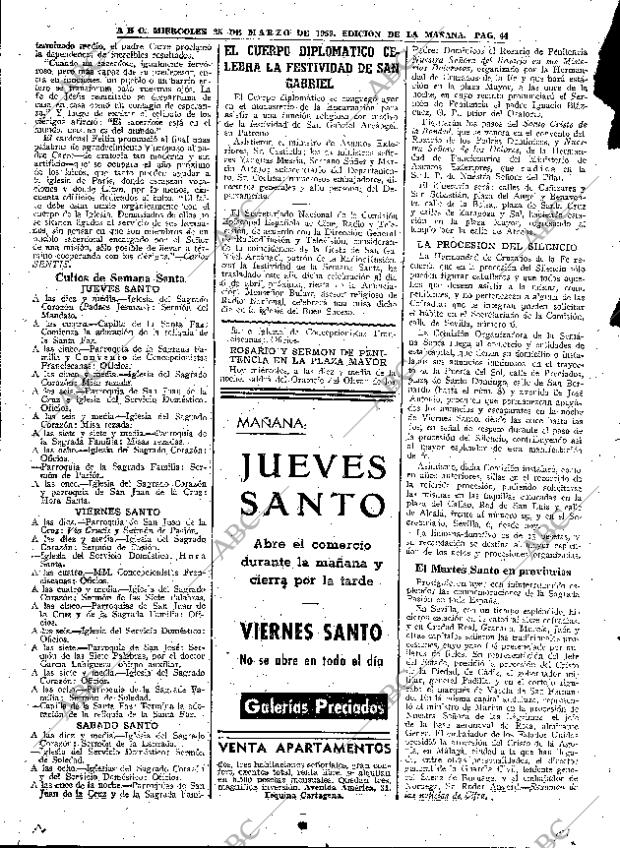 ABC MADRID 25-03-1959 página 44