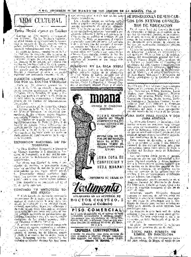 ABC MADRID 25-03-1959 página 45