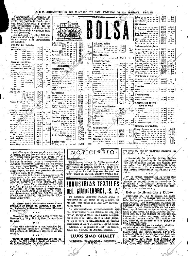 ABC MADRID 25-03-1959 página 51