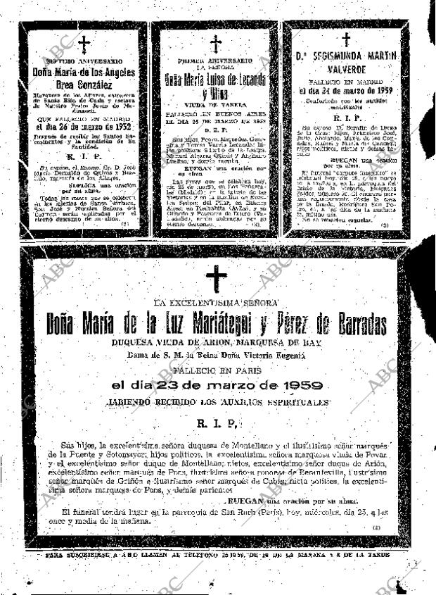 ABC MADRID 25-03-1959 página 66