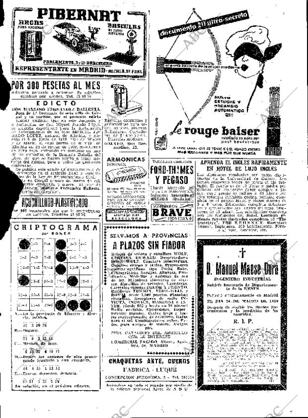 ABC MADRID 25-03-1959 página 67