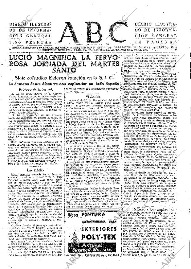 ABC SEVILLA 25-03-1959 página 15