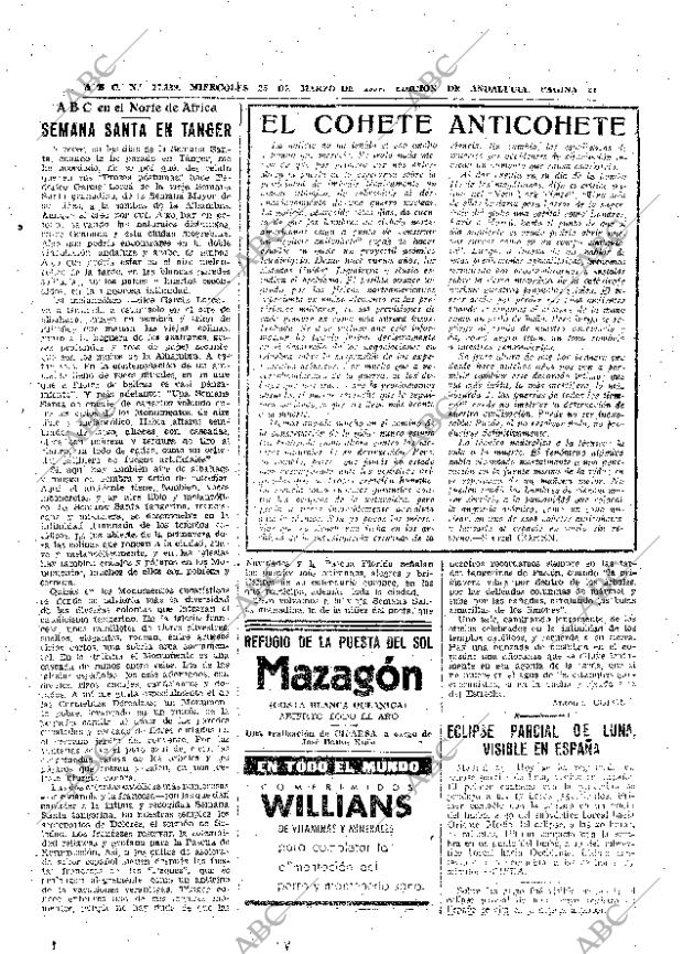 ABC SEVILLA 25-03-1959 página 21