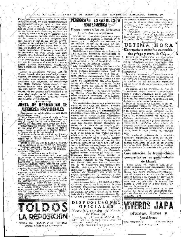 ABC SEVILLA 26-03-1959 página 16