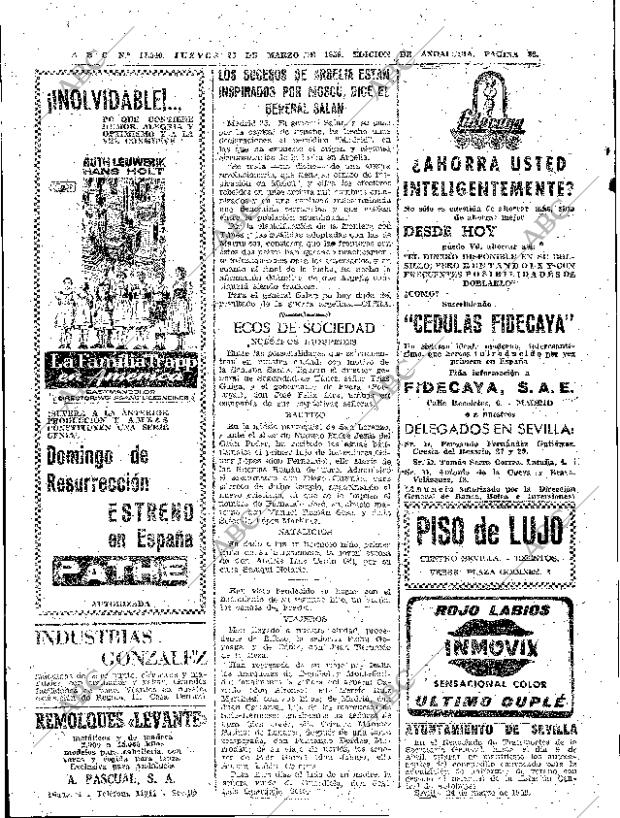ABC SEVILLA 26-03-1959 página 22