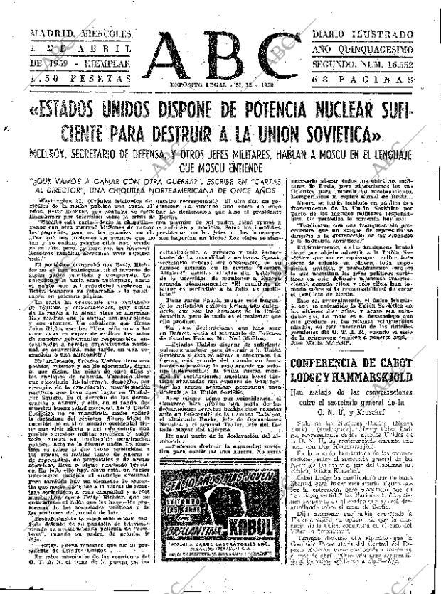 ABC MADRID 01-04-1959 página 31