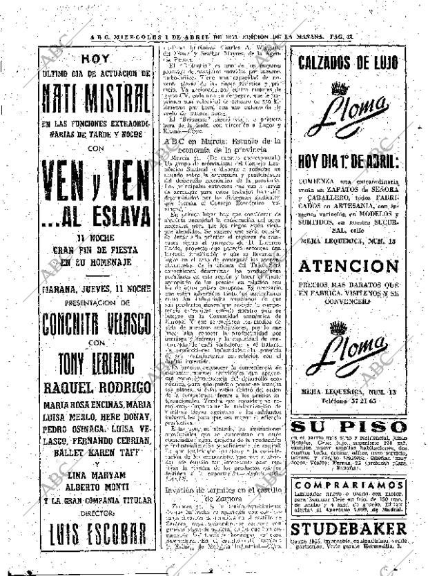 ABC MADRID 01-04-1959 página 42